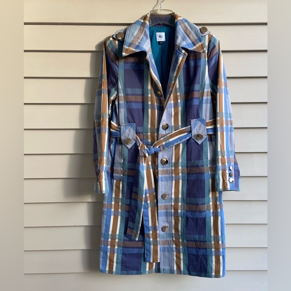 🎁NWT CAbi Trendy Neutral Hughs Plaid Jacket- Great 4 Layering & Christmas Gift🎄 - Picture 7 of 16